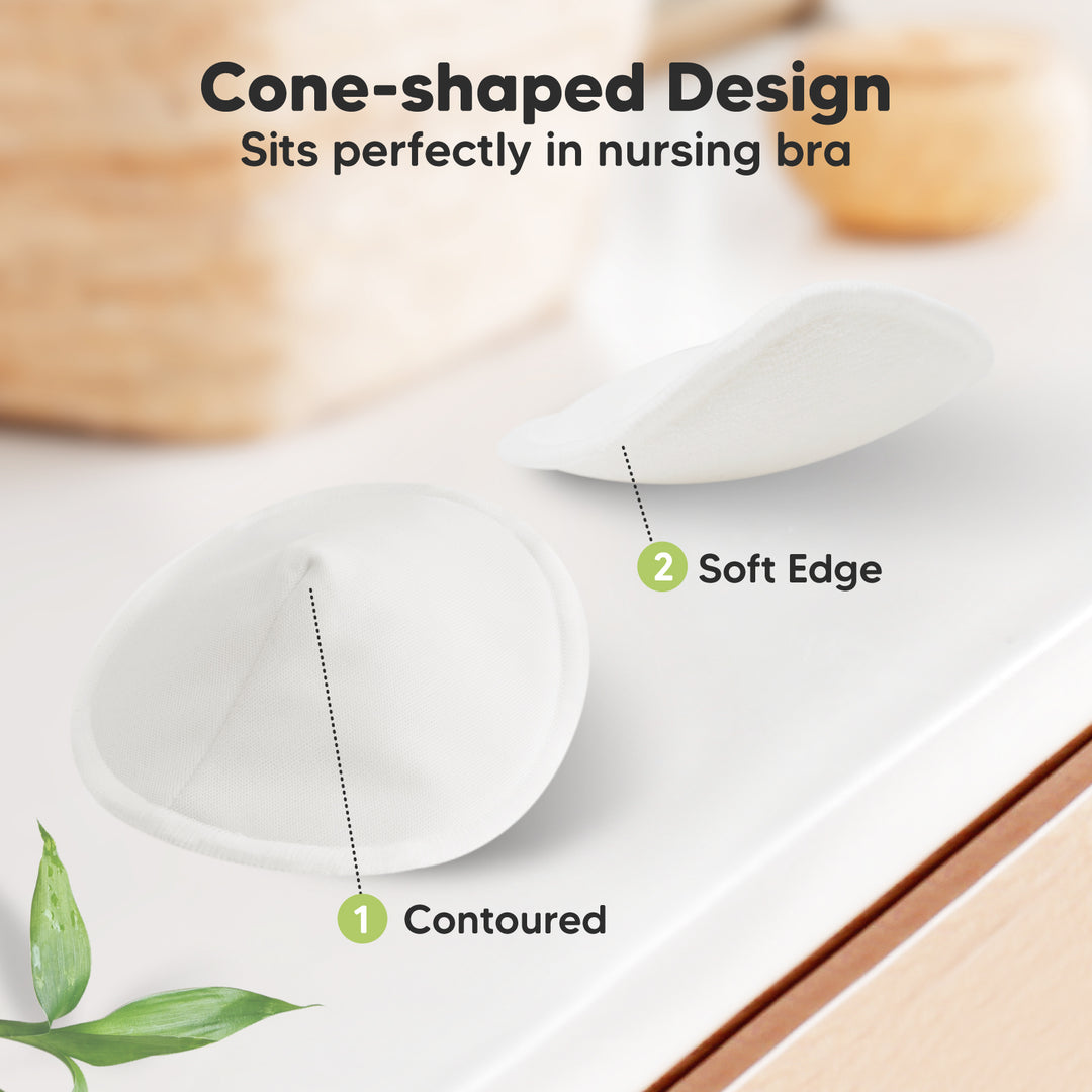 10-Pack Comfy Nursing Pads (Ultra-Soft White)
