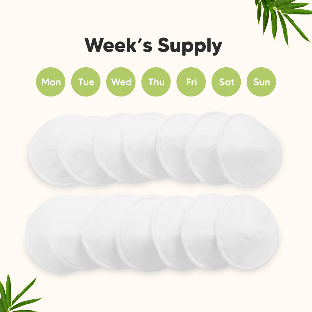 10-Pack Comfy Nursing Pads (Ultra-Soft White)