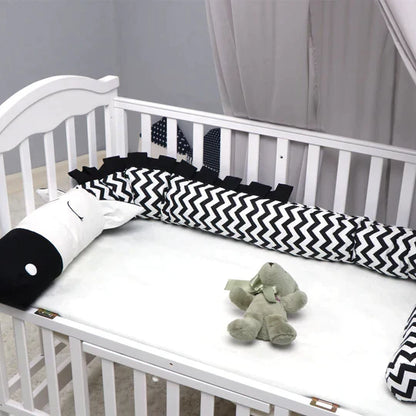 Zebra / Unicorn Cushioned Cot Bumper