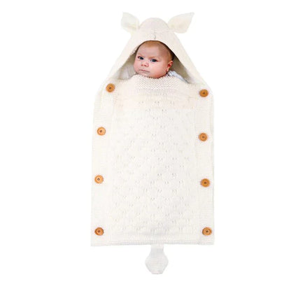 Knitted Sleep Bag With Hood