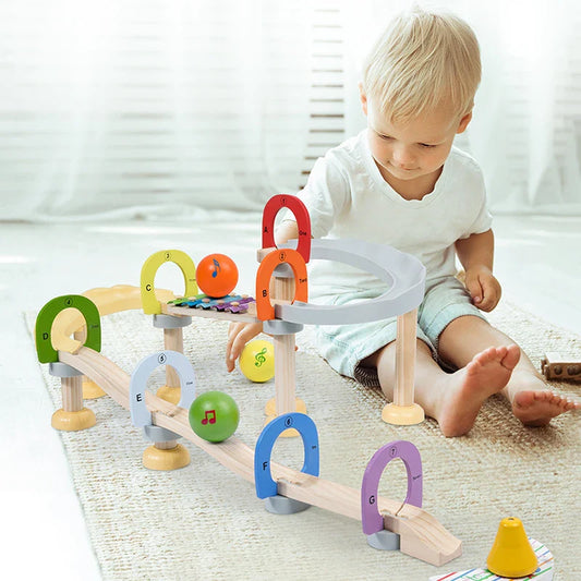 Melody Marble Track - Montessori Music and Sensory Play