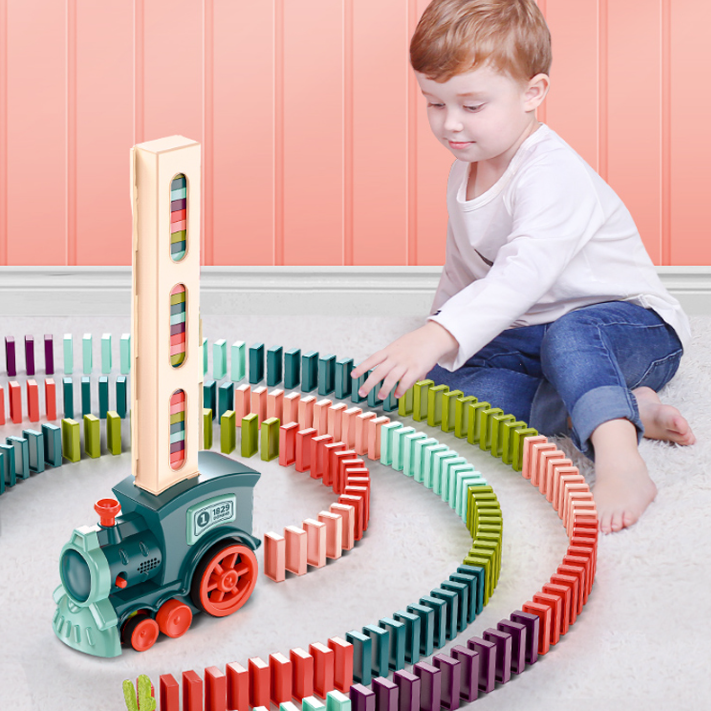 Domino Express Adventure Train Set – Create Stunning Domino Displays!