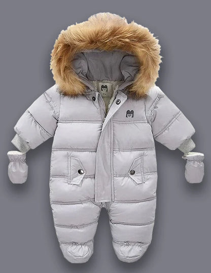 Ultimate Cozy Padded Snowsuit with Plush Fleece Lining