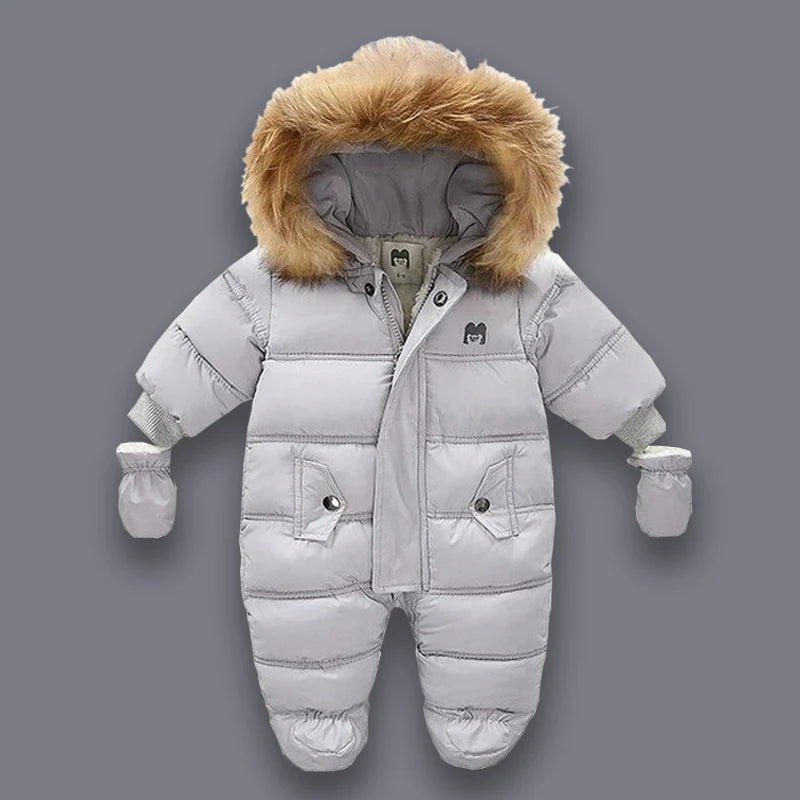 Ultimate Cozy Padded Snowsuit with Plush Fleece Lining