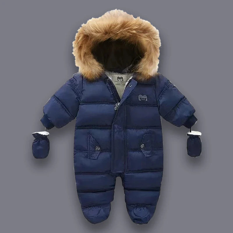 Ultimate Cozy Padded Snowsuit with Plush Fleece Lining