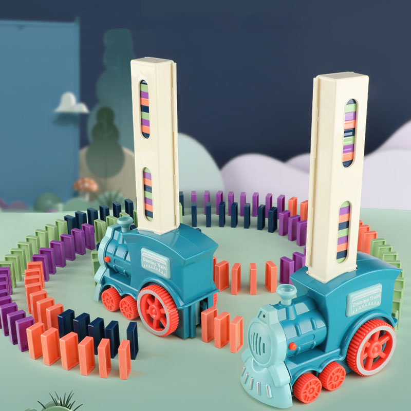 Domino Express Adventure Train Set – Create Stunning Domino Displays!